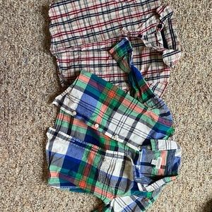 Boys long sleeve button up 12-18 month